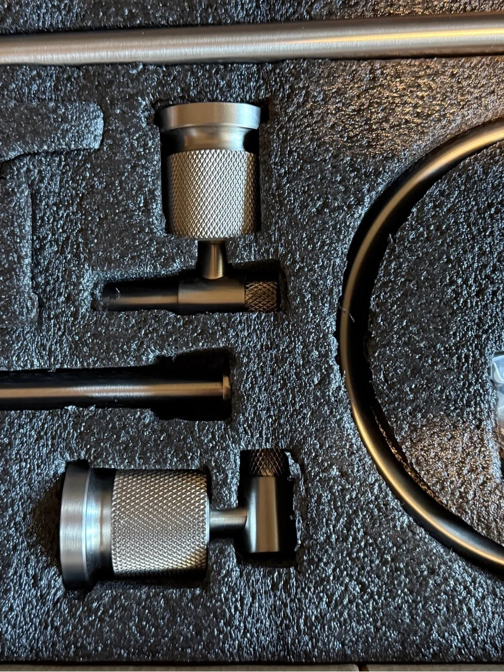 Forious Brushed Nickel 4piece Bathroom Hardware Set